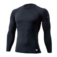 TS DESIGN ロングスリーブシャツ ブラック×ブラック M 8225-95-M 1セット(2枚)（直送品）