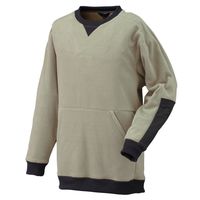 ユニット フリースプルオーバー ウルフベージュM WT-215-M 1枚（直送品）