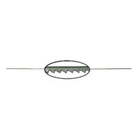 エンジニア 鋸刃 グロス #1 TN-14G 1セット(10PC)（直送品）