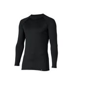 クロダルマ 長袖アンダーレイヤー ブラック L 47421-49-L 1セット(3枚)（直送品）