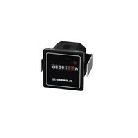 ライン精機 アワメータ AC100V/50Hz/アルミクランプ 【HKー4675】 HK-4675 1台（直送品）