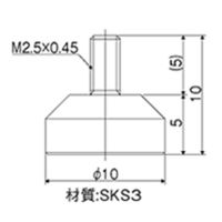 小野測器 測定子 NO.5 AA-0250 1個（直送品）