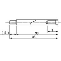 小野測器 延長スピンドル AA-844 1個（直送品）