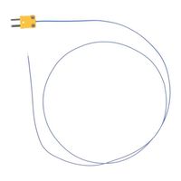林電工 薬液・水中用コネクター付被覆熱電対 被覆熱電対/Kタイプ D-KFM1MHM 1本（直送品）