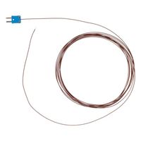林電工 薬液・水中用コネクター付被覆熱電対 被覆熱電対/Tタイプ D-TFM5MHM 1本（直送品）