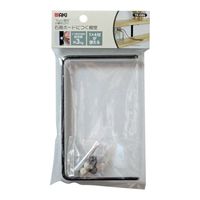 和気産業 石膏ボードにつく棚受 シングル+シングル 黒 TK-86 1セット(7個)（直送品）