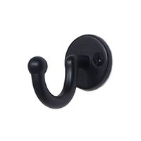 和気産業 U型カーブフック 黒 BH-1311 1セット(9個)（直送品）