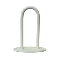 和気産業 U型ループハング 100mm ホワイト ULH-101 1セット(6個)（直送品）