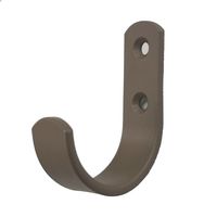 和気産業 バラカラーJフック 40mm ブラウン BH-1302 1セット(14個)（直送品）