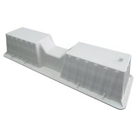 星朋商工 エアコン室外機用樹脂製置台(ビス止めタイプ) SS-360 1セット(80個)（直送品）