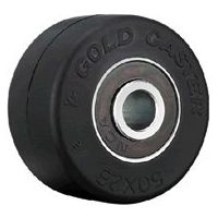 東正車輌 ゴールドキャスター WK-100RBアカゴム 1セット(2PC)（直送品）