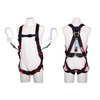 藤井電工 墜落制止用器具フルハーネス型ランヤード付 TH-504-2CR93SV-OT-DG-M-2R23-BX 1PC（直送品）