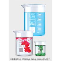 Isolab ガラスビーカー 400mL ibk400 1セット(4個)（直送品）