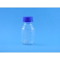 Isolab ねじ口瓶(白) 250mL(BOR03.3) ibo250 1セット(2個)（直送品）