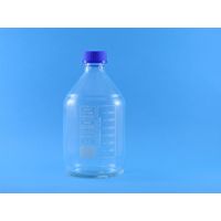 Isolab ねじ口瓶(白) 2000mL(BOR03.3) ibo2000 1個（直送品）