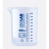 Isolab PPビーカー(青目盛) 1000mL 026.03.901 1セット(3個)（直送品）