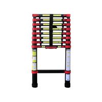 アルミス アルミ伸縮はしごブラック(フック付)9段 ASH-260BKF 1個（直送品）