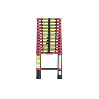 アルミス アルミ伸縮はしごブラック(フック付)14段 ASH-410BKF 1個（直送品）