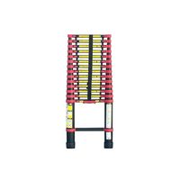 アルミス アルミ伸縮はしごブラック(フック付)15段 ASH-440BKF 1個（直送品）