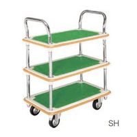 シシクSISIKUアドクライス 運搬台車 ME 2段ハンドル片袖固定 1ケ（直送品）