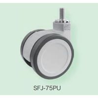 シシクSISIKUアドクライス セーフティロックキャスター SFJー75PU 自在 1セット(4ケ)（直送品）