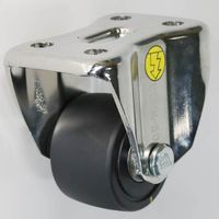 シシクSISIKUアドクライス 固定車輪 SUHKー50MCD 1セット(2ケ)（直送品）