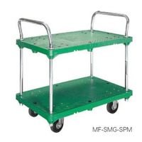 シシクSISIKUアドクライス 運搬台車 MHーSMGーSPM 3段 ハンドル両袖固定 1ケ（直送品）