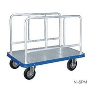 シシクSISIKUアドクライス 運搬台車 VCー1ーSPM ハンドル両袖固定 網かご付 1ケ（直送品）