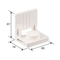 未来工業 ピタ7 ストッパーP (Mサイズ) ミルキーホワイト 2個入 (P7PーSTMM) P7P-STMM 1組（直送品）