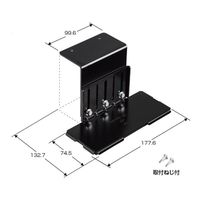 未来工業 ピタ7 ベルト用ベース ト 1セット4個入 (P7ーRAM100) P7-RAM100 1組（直送品）