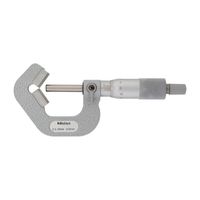 V溝マイクロメータ メーカー一般校正証明書付 特急校正(114ー137) VM5-25W(+Mitutoyo EXP-KOUSEI) 1台（直送品）