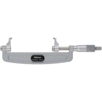 キャリパ形外側マイクロ メーカー一般校正証明書付 特急校正(143ー105) OMP-125(+Mitutoyo EXP-KOUSEI)（直送品）