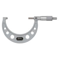 ミツトヨ 外側マイクロ メーカー一般校正証明書付 特急校正(103ー140) OM-100(+Mitutoyo EXP-KOUSEI) 1個（直送品）