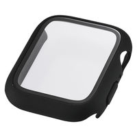 アップルウォッチ 44mm フルカバー Gorilla(R) 耐衝撃PCフレーム AW-25DFCGOBK エレコム 1個（直送品）