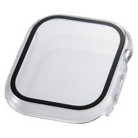 アップルウォッチ 46mm フルカバー 10H 耐衝撃PCフレーム 指紋防止 飛散防止  AW-25AFCGCR エレコム 1個（直送品）