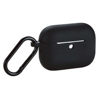 AirPods Pro 3 ケース MagSafe対応 シリコン 耐衝撃 ブラック AVA-AP07SCBK エレコム 1個（直送品）