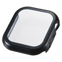 アップルウォッチ 42mm フルカバー 10H メタリック 耐衝撃PCフレーム ブラック AW-25BFCGPBK エレコム 1個（直送品）