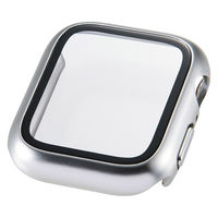 アップルウォッチ 40mm フルカバー 10H メタリック 耐衝撃PCフレーム シルバー AW-25EFCGPSV エレコム 1個（直送品）