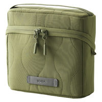 ガジェットポーチ 大容量 自立型 ハンドル付き 撥水 キルティング 小物入れ カーキ BMA-QTGPSGN エレコム 1個（直送品）