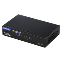 スイッチングハブ 5ポート ギガビット 金属筐体 コンパクト 軽量 EHC-Q05MA2-HB エレコム 1個（直送品）