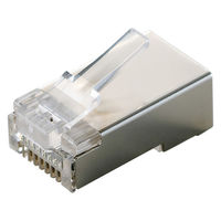 RJ45 LANコネクタ Cat5e STP 10個 自作用 単線・より線 両対応 LD-SRJ45T10V2 エレコム 1個（直送品）
