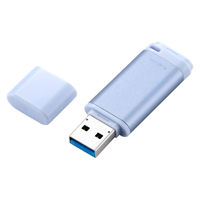 USBメモリ 64GB キャップ式 3.2 Gen1 読込最大150MB/s ブルー MF-RCU3064GBU エレコム 1個（直送品）