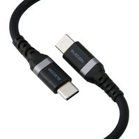 タイプCケーブル 240W PD EPR USB  1m やわらかシリコン 黒 MPA-CCECPSS10BK エレコム 1個（直送品）