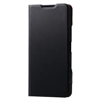 Xperia 10VII ケース 手帳型 マグネット 衝撃吸収 超軽量 薄型 ブラック PM-X252PLFUBK エレコム 1個（直送品）