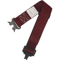 藤原産業 SK11 メタルバックルベルト レッド ベルト幅49mm 有効長1，250mm SBーZA49ーSTーRD 1セット(2個)（直送品）