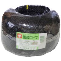 テクノホライゾン エルモ 園芸ロープ玉巻 3mm×340 黒 20320 1個（直送品）
