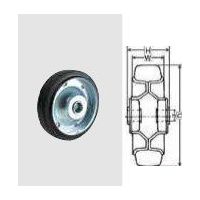 ナンシン ゴム車輪VSシリーズ250mm VSー250 1セット(4個)（直送品）