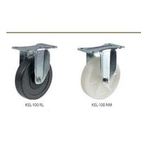 ナンシン 一般キャスター固定タイプ 75mmエラストマー車輪付 KELー75TP 1個（直送品）