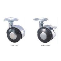 ナンシン デザインキャスター自在タイプ 40mmナイロン車輪付 NWTー40 1セット(100個)（直送品）