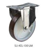 ナンシン ステンレスキャスター固定タイプ 65mmゴム車輪付 SUーKELー65RL 1セット(80個)（直送品）